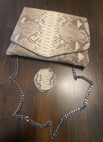 Kemestry Original Python Skin Cross Body Handbag Pre-Owned