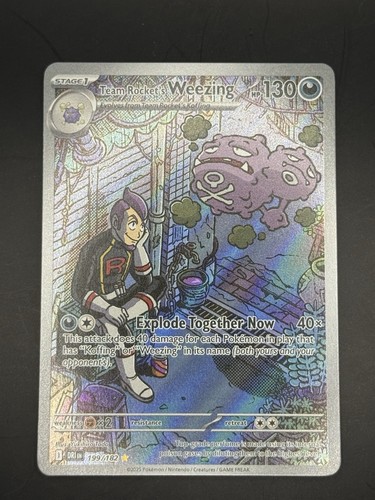 Pokémon TCG Team Rockets Weezing Destined Rivals 199/182 - Picture 2 of 3
