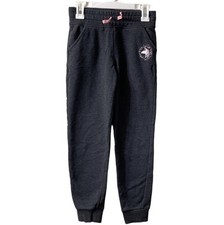 Girl  s Jumping Beans Unicorn Graphic Grey Fleece Jogger Sweat Pants - Size 7