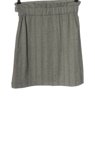 MANGO Mini-jupe Dames T EU 36 gris clair-noir-orange clair style économies d’affaires