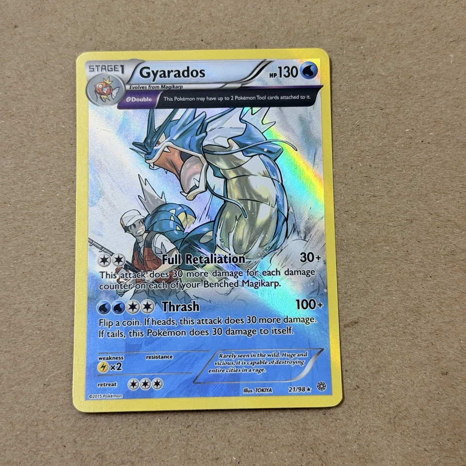 Gyarados 21/98 Rare Ancient Origins Pokemon TCG NM - Image 3 of 4