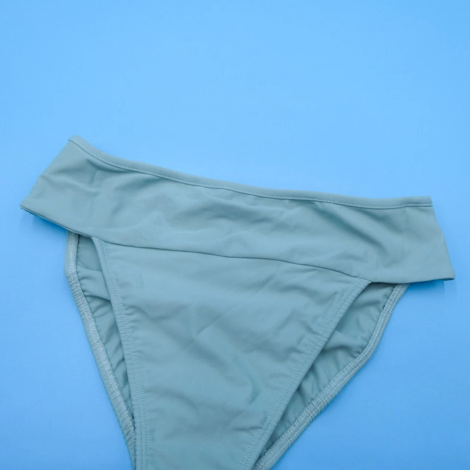 Montce Grande Azul Cintura Alta Brasileño Hipster Bikini Parte Inferior Traje de Baño EE. UU. Nuevo Foto 4 de 4