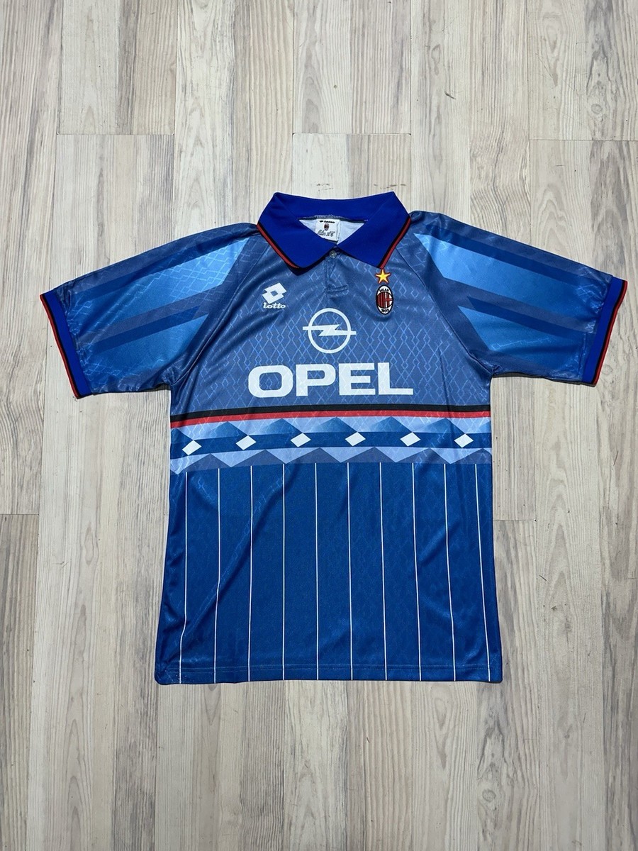 90sACミランユニフォームLotto製OPELスポンサー95-96ホームシャツ 90sACミランユニフォームLotto製OPELスポンサー95-96ホームシャツ