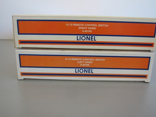 LIONEL 6-65165 & 6 RIGHT & LEFT REMOTE CONTROL 0-72 SWITCH TRACKS-NEW! $20 SHIP! - Picture 17 of 18