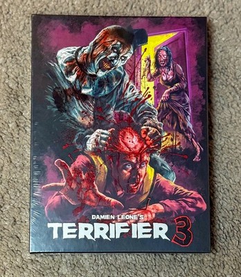 Terrifier 3 (2024) Limited Edition Mediabook Cover L Numbered /1000 4K/Blu-ray