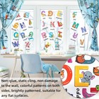 Colorful ABC Animal Window Decals for Classroom For Kids Learning Decor