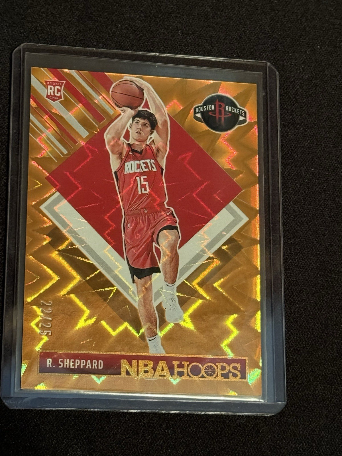 2024-25 Panini NBA Hoops REED SHEPPARD #291 Orange Explosion RC #22/25 SSP