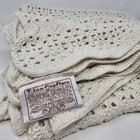 Lion Crafters North Bay Products Soft Spun Cotton Cable Knit Throw 60x60 USA