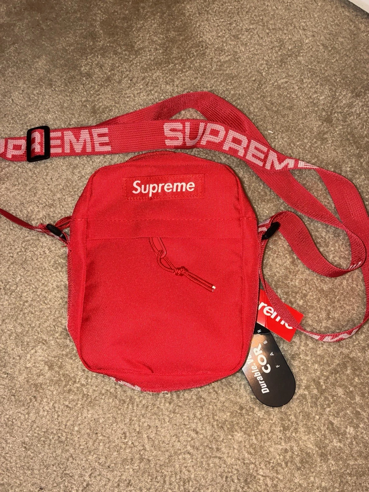 Sac à bandoulière Supreme Cordura rouge