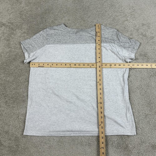 Nike Shirt Womens XL Gray Sportswear Swoosh Logo Athletic Tee Organic Cotton - Picture 7 of 10