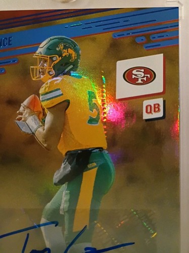 2021 Panini Prestige - Rookies Trey Lance #204 Xtra Points Premium Blue... - Bild 3 von 3