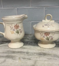 Mikasa Samantha Cream And Sugar Cottage Core Romantic