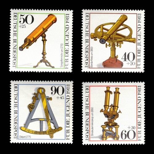 Germany, Scott B583-B586, Optical Instruments, 1981, MNH, 112199 - Bild 1 von 2