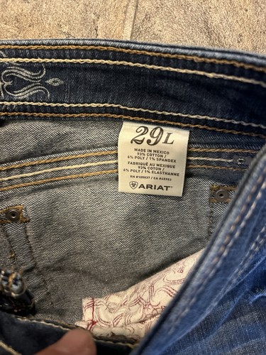 Ariat Ruby Bootcut Women’s Low Rise Flap Pocket Stretch Jeans!!(29x34) - Picture 4 of 9