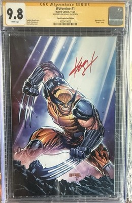 Wolverine #1 - Signed - Ken Lashley Virgin Inspiration Edition Marvel CGC 9.8