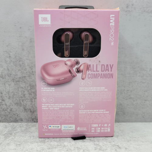 JBL Harman Live Pro2 TWS Wireless Bluetooth Adaptive Noise Cancelling - Rose Pink - Bild 3 von 7
