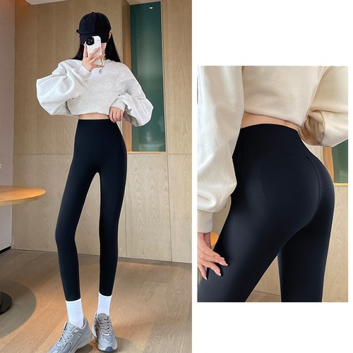 Comfortable Black Leggings for Women with High Waist and Tummy Control - Picture 7 of 22