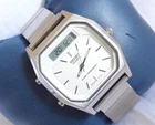 Vintage Seiko H556-5000 Ana-Digi Alarm Chronograph Quartz Men's Watch Japan