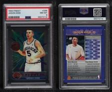 1994-95 Topps Finest Jason Kidd #286 PSA 8 Rookie RC HOF