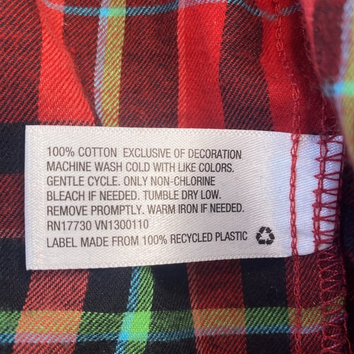 Wondershop rot karierte Pyjamahose, Weihnachten, 100% Baumwolle, Herren Tall XL - Bild 8 von 10