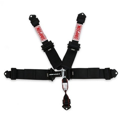 Simpson Racing 132LD5WB Latch & Link Harness 3" Double Pull down 3-2 Shoulder