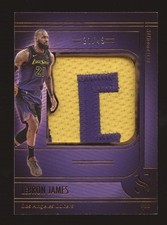 2024-25 Panini Silhouette LeBron James Silhouettes Patch Bronze #/49 Lakers