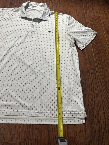 Vineyard Vines Sankaty XL Mens Polo Shirt Stretch Performance - Picture 5 of 7