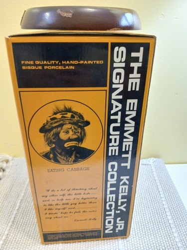 Emmett Kelly Clown Figur "Eating Cabbage" Signature Collection Box & Base F - Bild 14 von 16