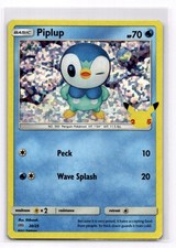Piplup - 20/25 McDonald's 25th Anniversary Promos - Pokemon NM 020/025