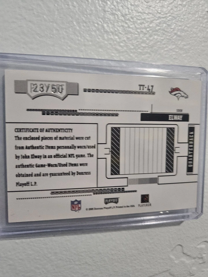 Memorabilia de tarjetas de fútbol americano Absolute Tools of the Trade 23/50 Foto 2 de 2