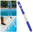 Telescopic Swimming Pool Pole Aluminium Rod Pool Pole for Connect Net Brushes
