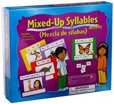 Really Good Stuff Mixed Up Syllables - Mezcla de s labas - 30 mats, 114 Tiles