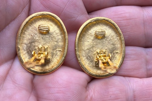 Vintage Carolee Faux Perlenkette Ohrring Set Champagner Statement Nachlass 18" - Bild 10 von 16