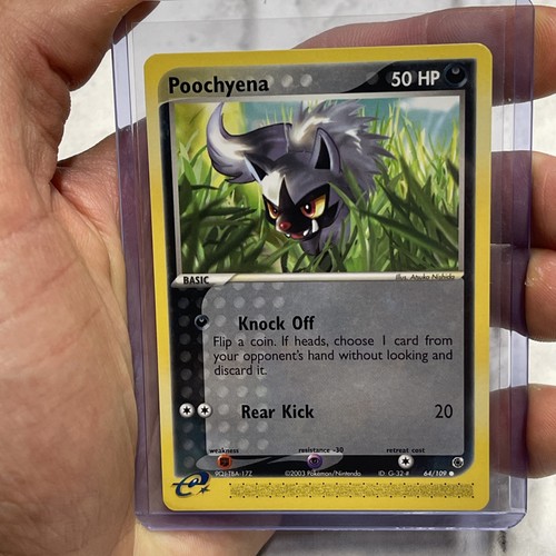 Pokémon POOCHYENA 64/109 EX Ruby & Sapphire - Near Mint NM/MT Vintage Common TCG - Picture 1 of 3