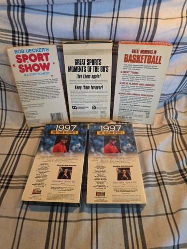 Bob Uecker Sports VHS Tapes Great Moments Basketball Sports Illustrated 80s 90s - Bild 5 von 9