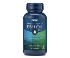 GNC Triple Strength Fish Oil Mini - 60 Softgels | 30 Servings