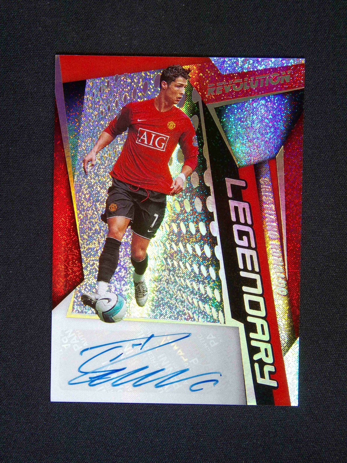 2020-21 Panini Premier League Revolution Cristiano Ronaldo Legendary Auto