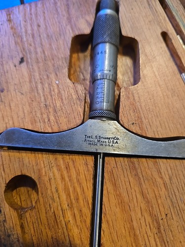 Micrómetro de profundidad Starrett Nº 445 - Imagen 2 de 6