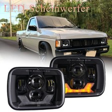 Paar 5x7 7x6 Zoll LED Scheinwerfer E-geprüft für Nissan D21 240SX 200SX Pickup