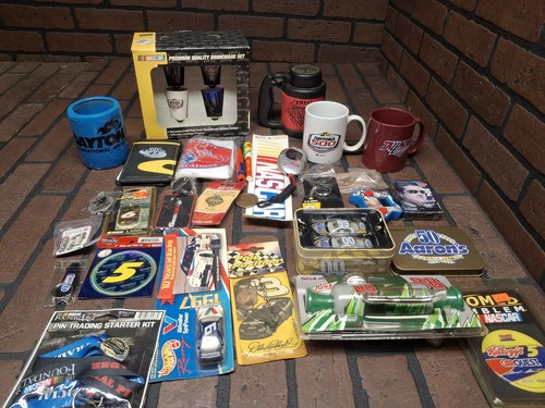 Huge Nascar Collectible Lot Diecast Coffee Mug Keychain And More - Picture 1 of 7