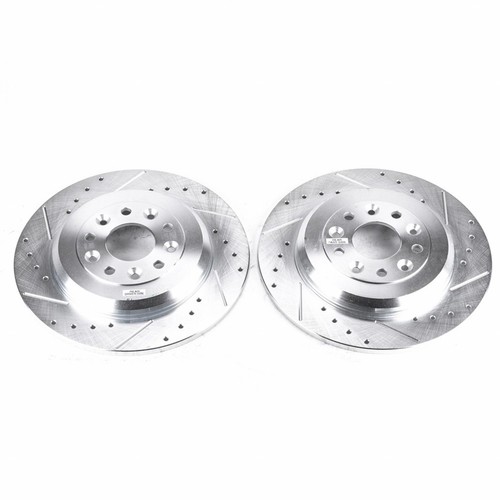 Power Stop Brake Rotors For Ford Flex/Explorer 2011-2019 Front Evolution - Pair - Picture 2 of 8