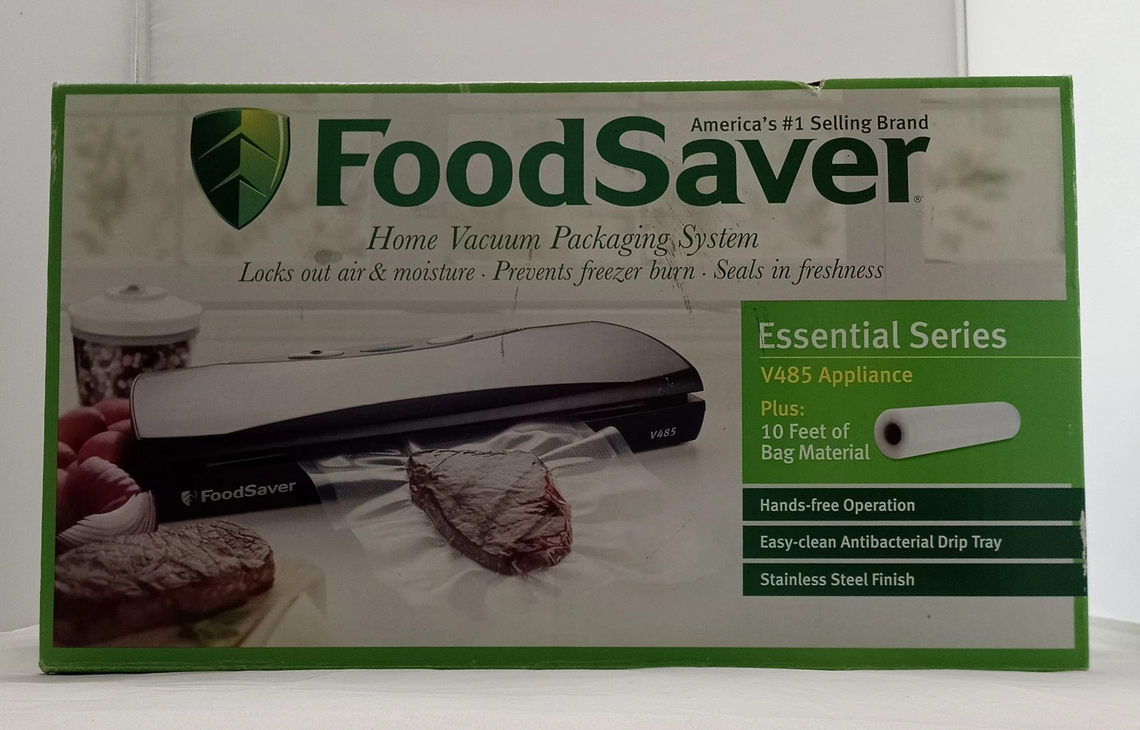FoodSaver Home Vacuum Packaging System Essentials Series V485 Vaccum Sealer New
Opens in a new windo