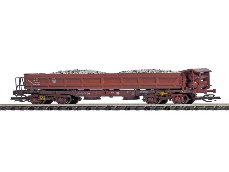 Busch 31424 - 1/120 / TT - Zweiseitig-Kippw. Fakks [6781] mit Schotter, gealtert - Bild 1 von 1