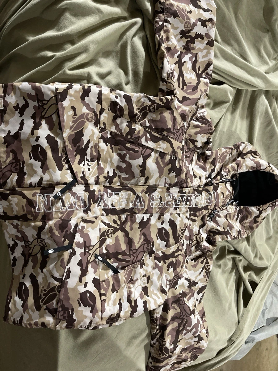 Bape x OVO Woodland Camo Snowboard Jacket XL | eBay