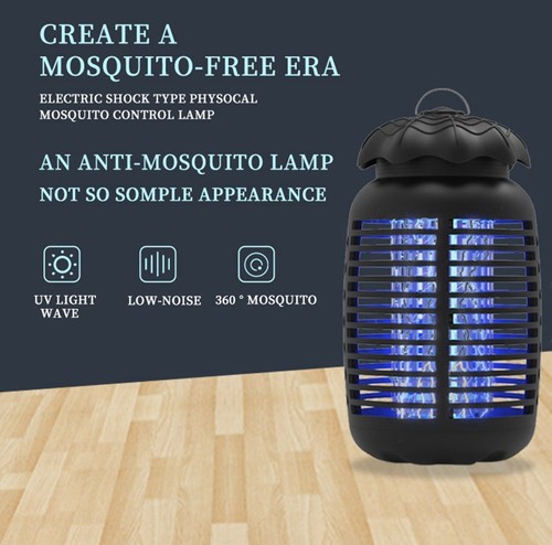 Bug Zapper Outdoor, Electric Mosquito Killer, 15W Bulb, Indoor/Outdoor Use - Picture 4 of 10