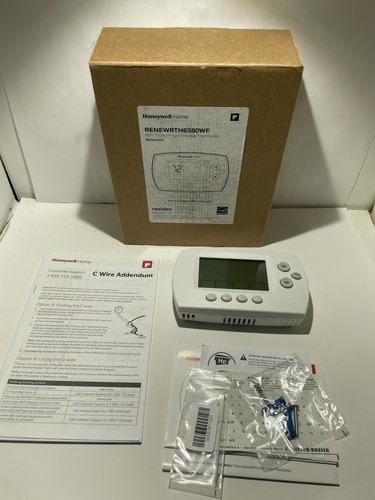 Honeywell RTH6580WF1001 Wi-Fi 7-Day Programmable Smart Thermostat W/ Manual - Picture 1 of 4