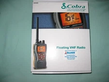 Cobra MARINE MR HH350 FLT  Floating VHF Radio Grey Waterproof Handheld VHF Radio
