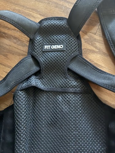 Fit Geno Back Brace Posture Corrector for Women and Men Black Large Neoprene - Picture 3 of 5