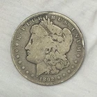 1892-CC Morgan Silver Dollar $1 Semi Key Date BU Low Mintage Carson City Coin