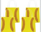 Baseball Gift Bags, 18 pcs Baseball Theme Party Favor Bags Baseball Goodie Bags